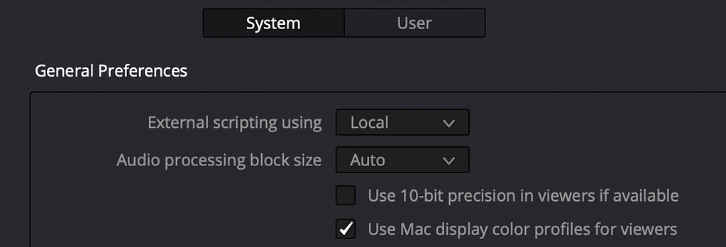 General Preferences and choose Use Mac Display color profiles for viewers.