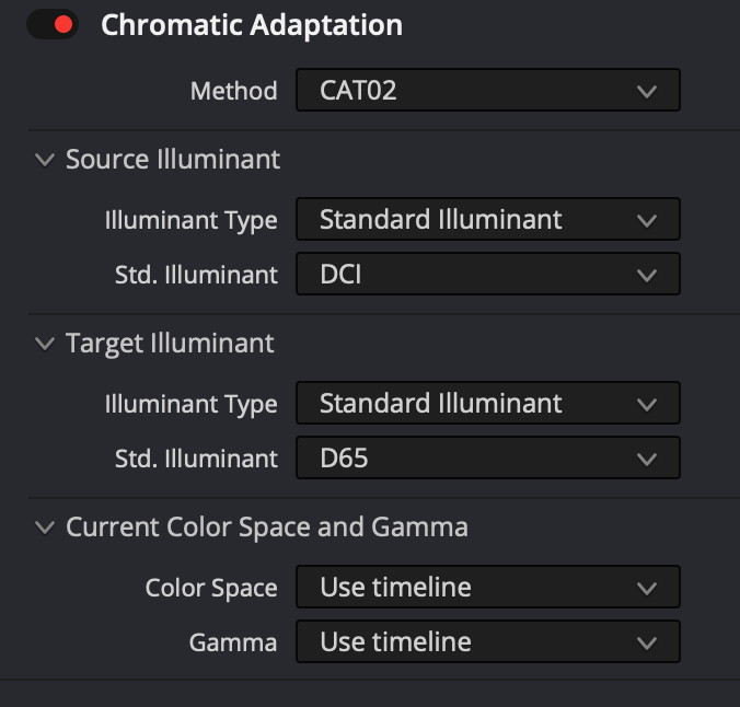 chromatic adaption effect